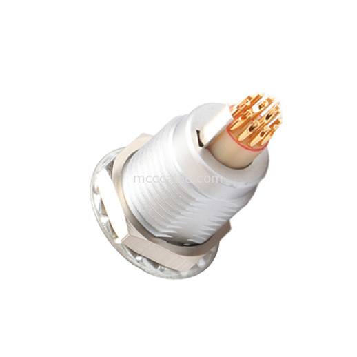 Série B Z5 14pin Com pin de aterramento fixação interna Push-pull auto-bloqueio conector