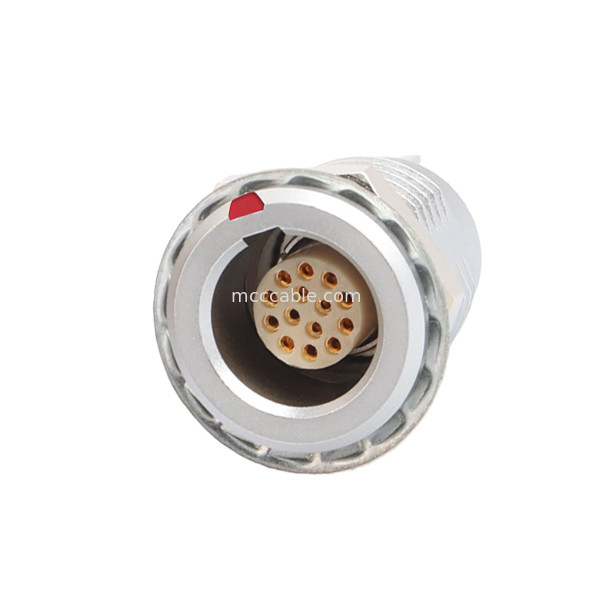 Série B Z5 14pin Com pin de aterramento fixação interna Push-pull auto-bloqueio conector