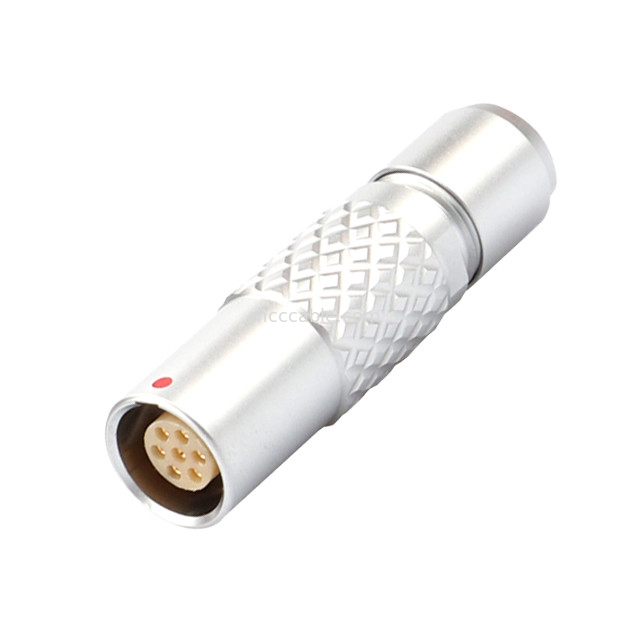 7Pin Z4 Série B Conector circular à prova d'água Soquete flutuante Sistema de auto-bloqueio de auto-bloqueio