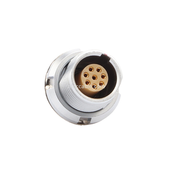 Série redonda à prova d'água auto-bloqueio Z3 8Pin para fixação externa do conector do chassi