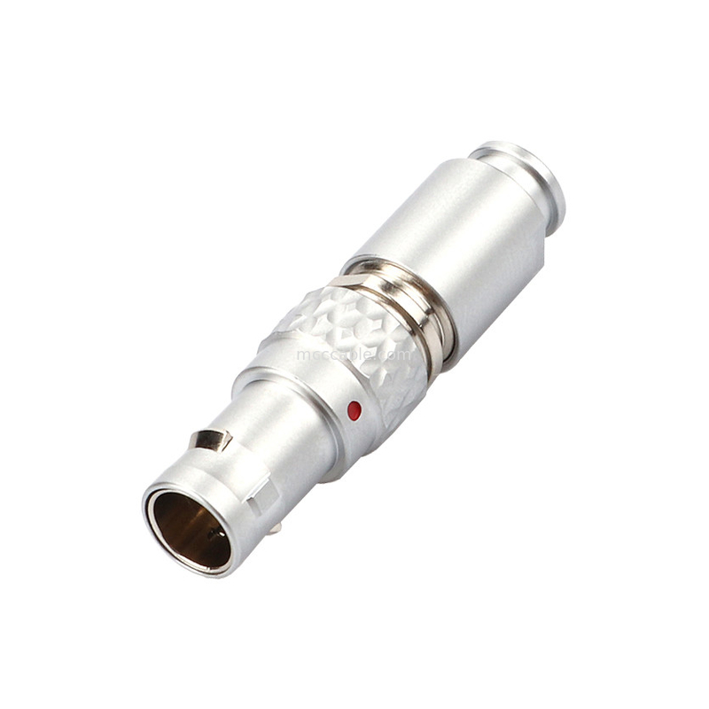Conectores de controlo industrial Série B T7 Plug recto, curto, auto-bloqueio