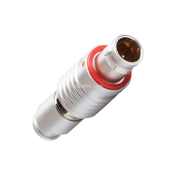 Push-pull Auto-locking T6 Plug selado IP54 Conector industrial, conector circular à prova d'água Série MB