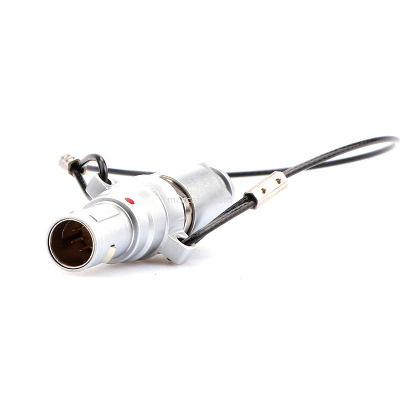 T4 Conector circular de 7 pinos com conector de auto-bloqueio de puxa-puxa