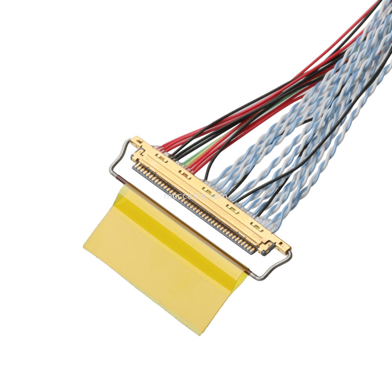 Associação de cabos LVDS D-SUB macho para Molex 51021-0400 e 20453-240T-01 conector de fio OEM/ODM