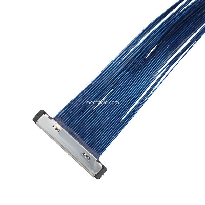 Conector da exposição de 30 lvds do conjunto de cabo coaxial 20380-R30T-06 do EDP  do Pin micro