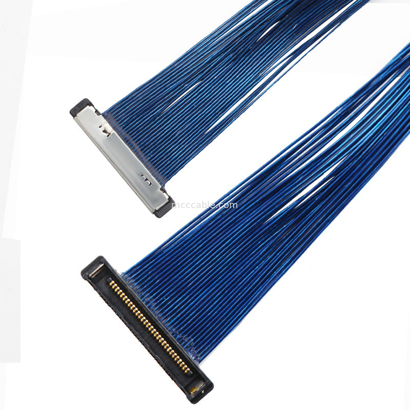 Conector da exposição de 30 lvds do conjunto de cabo coaxial 20380-R30T-06 do EDP  do Pin micro