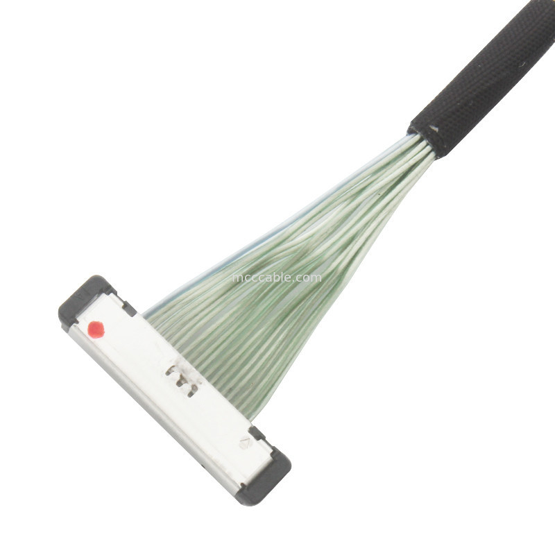 0.4mm Pitch 20380-R20T-06 Micro Cable Coaxial Lvds conector cabo 20P 0,4mm pitch