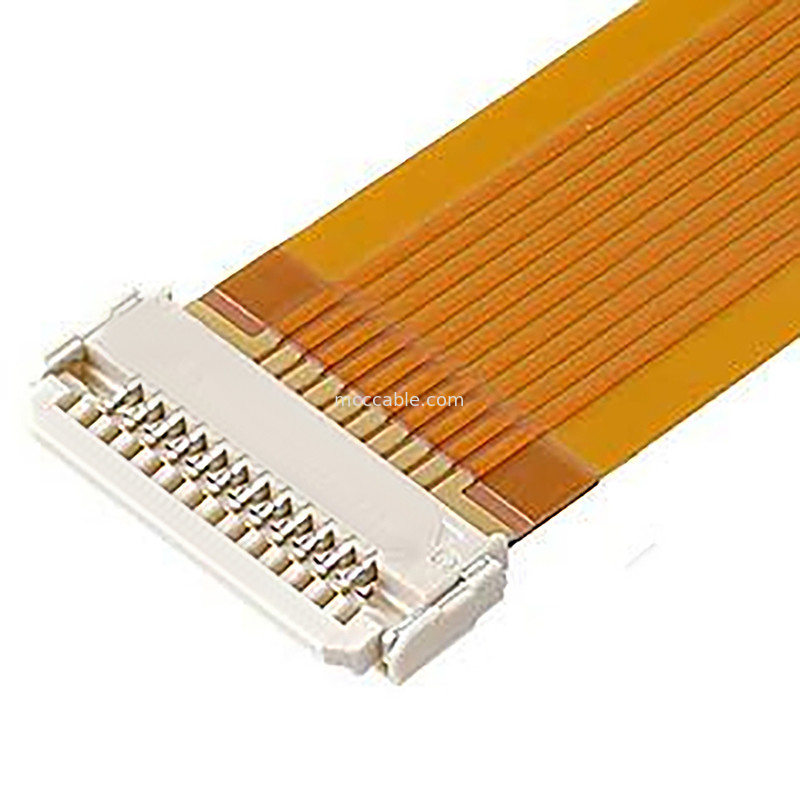 Cabo Micro Coaxial Horizontal 0,5 mm Pitch DW-5 20598-008T-02 Receptacle Plug 8 Pin