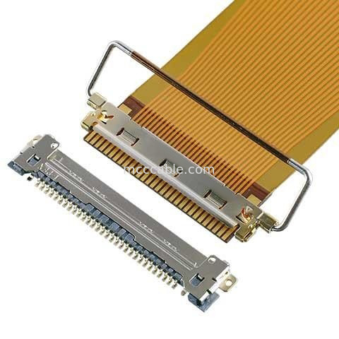 Lvds Cable VSF 20645-040T-01 40P 0,5 mm Pitch para conexão de display de cristal líquido