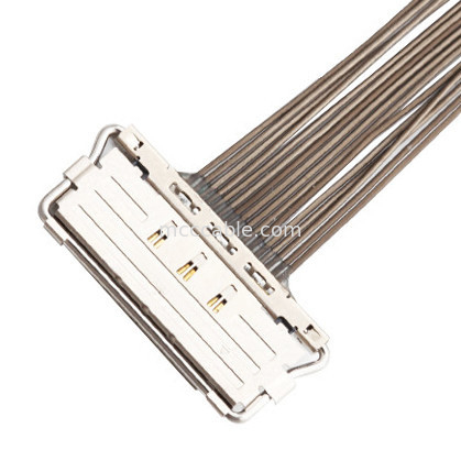 conector coaxial da exposição dos lvds de  20679-20p do cabo do EDP do passo LVDS de 0.4mm micro