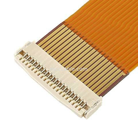 0.5mm Pitch FPC Flexible Flat Cable  MINIFLEX 5-BFN II 20542-020E-01 para pin de sinal