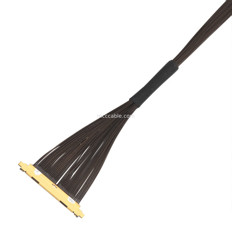 40P UL11130 46AWG Microcâmbulo de cabo coaxial 20531-040t-02 IDC Forming OEM/ODM