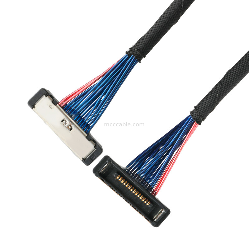 Micro cabo coaxial 20380 conector 20380-R14T-06 0.4mm Pitch 14P conector