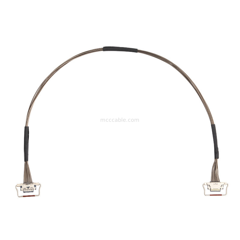 10 passo 20633-310T-01S Lvds de Pin Micro Coaxial Cable 0.4mm para a câmera térmica