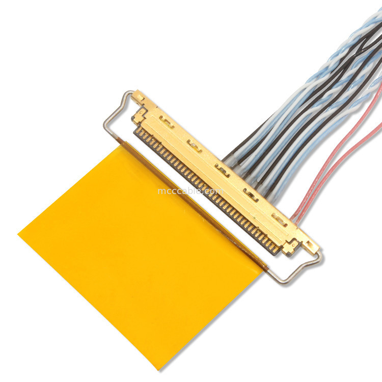1.25mm 0.5mm Lvds cabo coaxial Df13 30ds 1.25 Para 20453-240T-03 0,5mm passo
