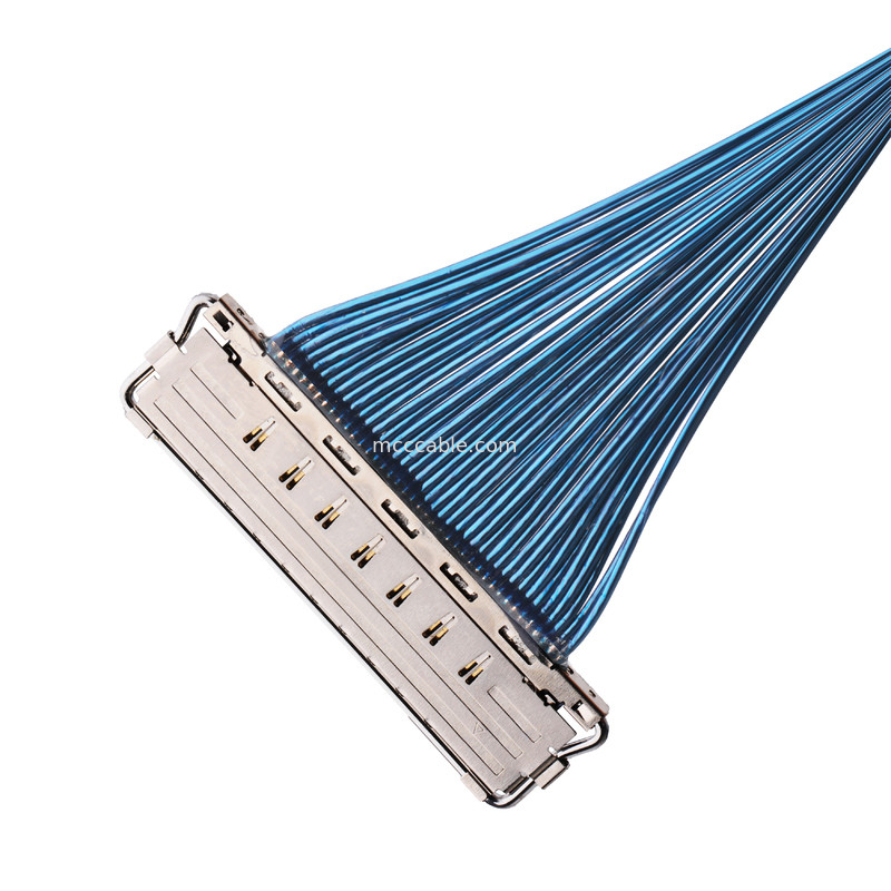 IDC CABLE 20679 20729 Série 20679-050T-01 50P 0,4mm Pitch Horizontal Mating Miniatura Cable Coaxial personalizar