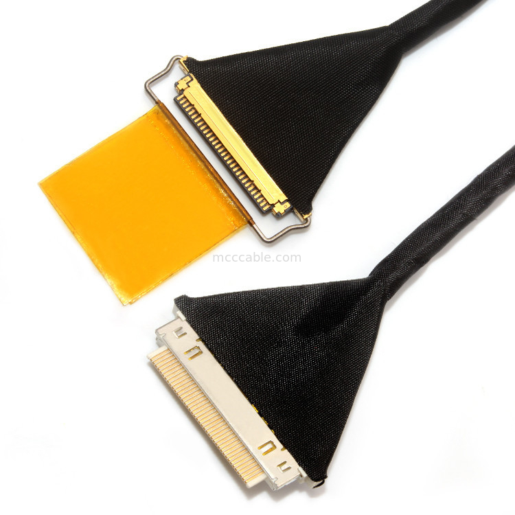 Lvds edp cabo cabo lcd aces 50204 030 a 20453-230t 30 pin 0,4 mm cabo LVDS montagem