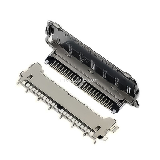 o conector dos lvds datilografa 40 a tipo de acoplamento horizontal do conector 20977-040T 040E 01 dos lvds do pino o conector Micro-coaxial