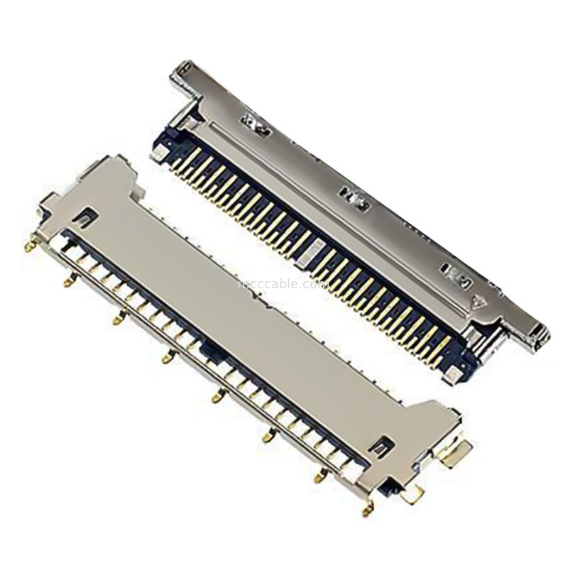 o conector dos lvds datilografa 40 a tipo de acoplamento horizontal do conector 20977-040T 040E 01 dos lvds do pino o conector Micro-coaxial