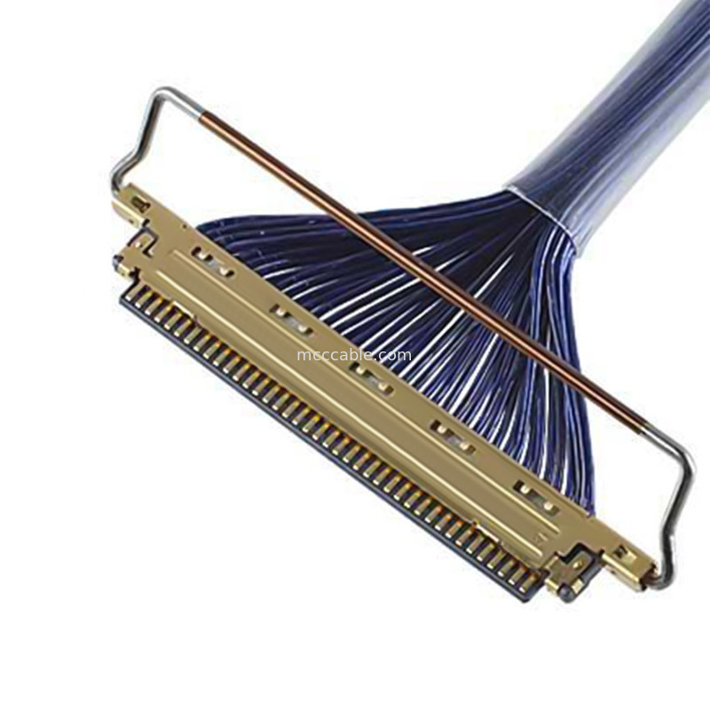 20453 20454 20455-240T A40E-76 2574 2576-0402 Cabo coaxial 0,4 mm de inclinação Tipo de acasalamento horizontal micro-coaxia