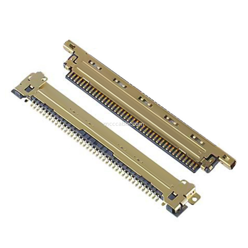 20453 20454 20455-240T A40E-76 2574 2576-0402 Cabo coaxial 0,4 mm de inclinação Tipo de acasalamento horizontal micro-coaxia