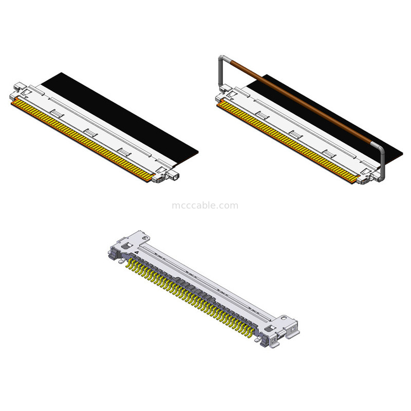 Conectores de cabo coaxial para automóveis 20858-040T-01 40Pin Direção de acoplamento horizontal