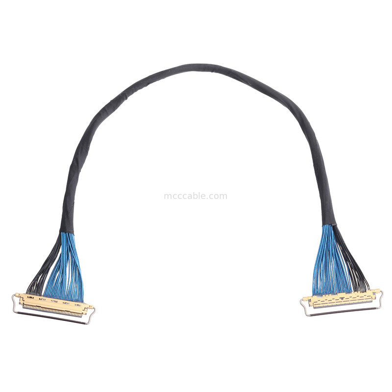 20633-250T-01S 50P 0,4 mm de inclinação Tipo de acoplamento horizontal Conector micro-coaxial com bloqueio mecânico