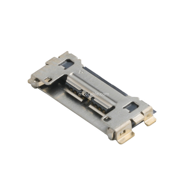 20633 Série 20Gbps/ Lane 20525-210E-02 Micro Conector Coaxial 0,4mm Pitch Plate End Seats