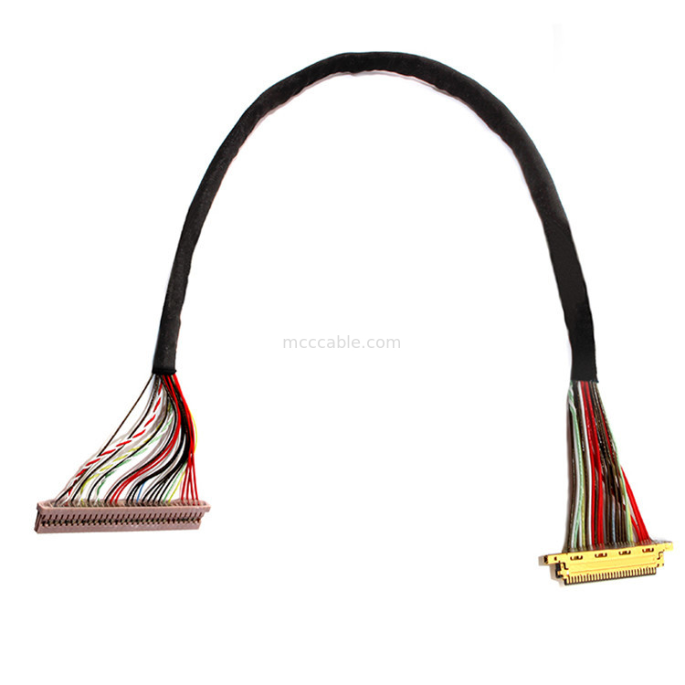0.4 mm / 1.25 mm Pitch 30PIN para 30PIN I 20453 Lvds Cable para monitor LCD
