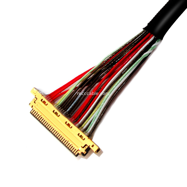 0.4 mm / 1.25 mm Pitch 30PIN para 30PIN I 20453 Lvds Cable para monitor LCD