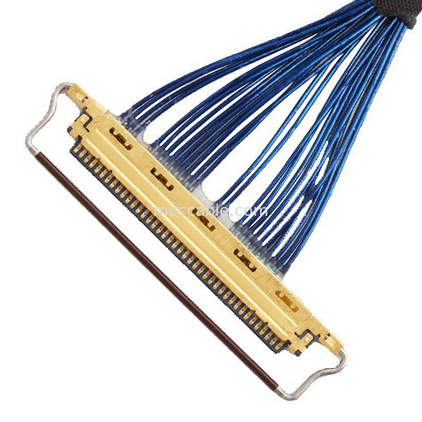 Passo 20453-330t-13 de  0.5mm do cabo do EDP de 44AWG SGC LVDS a 20453-340t-13