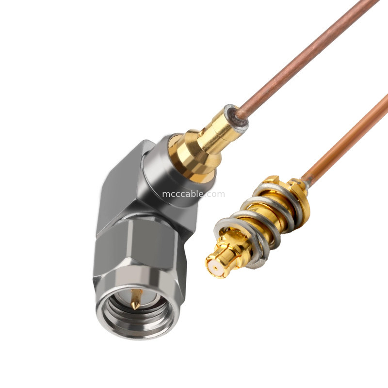 Vita 67 Smpm Direito Semi rígido Cabo Coaxial Jack para Ra Sma Plug Conector de Plug de Ângulo Direito Sro47