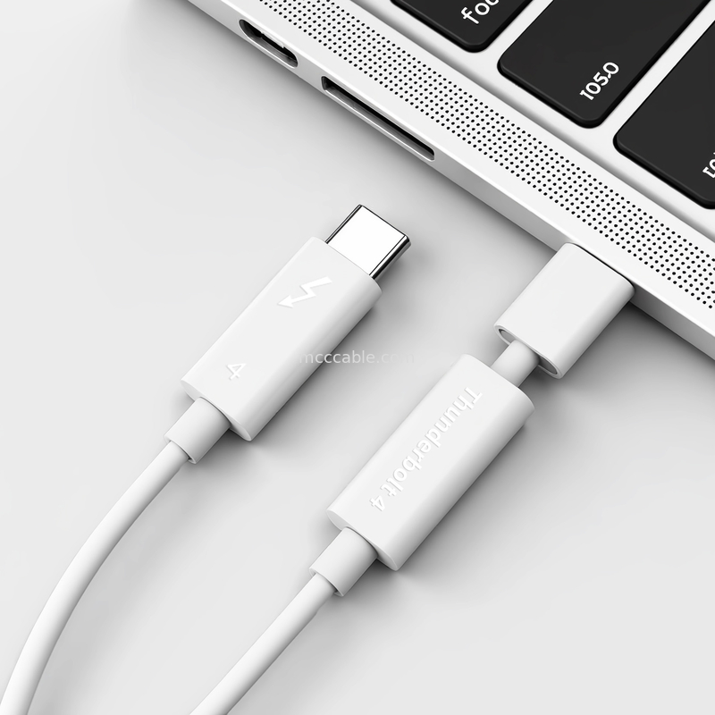 Thunderbolt 4 velocidades de 40 Gbps, suporta tela 4K dupla ou 8K única