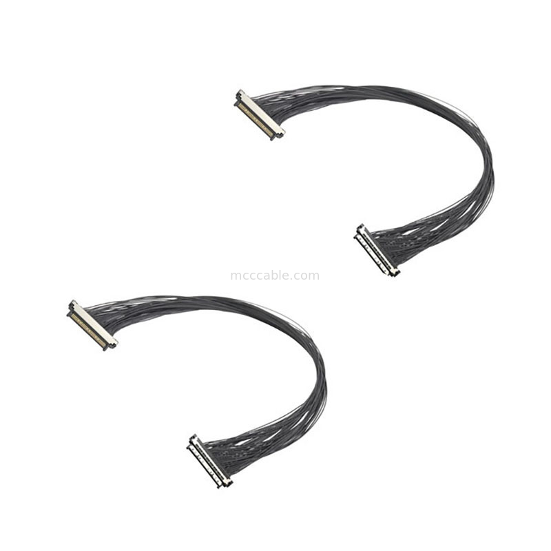 0.4mm Micro Pitch USL20-30SS-017C Micro Coaxial Cable IP67 Rated for Harsh Environment Camera Installation