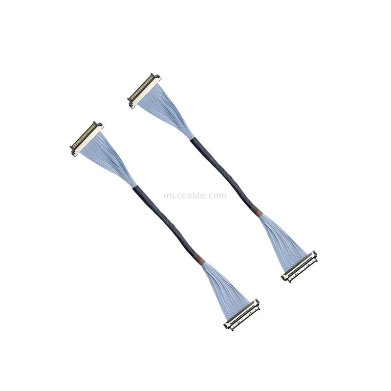 0.4mm USL20-30SS-020B Micro Coaxial Cable ZIF - Vibration Resistant for Auto DMS/OMS Camera Modules