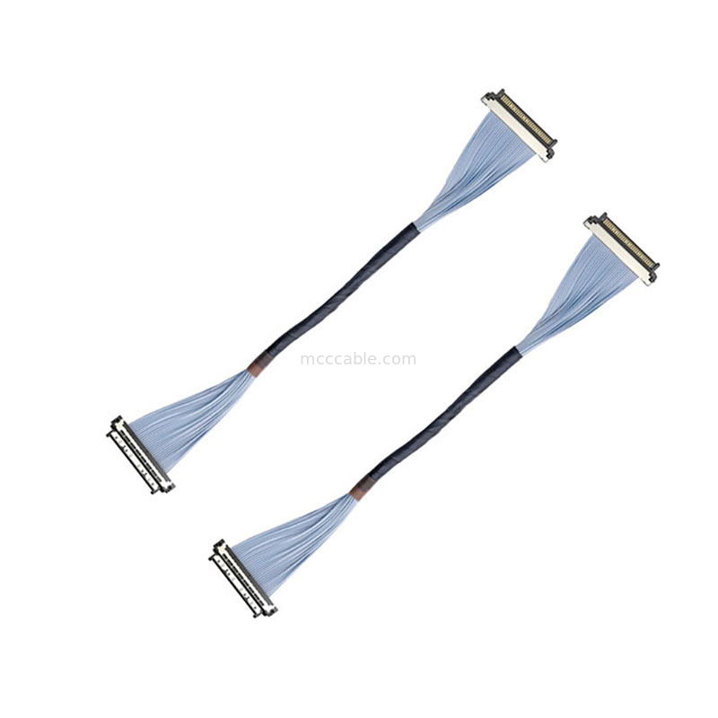 USL20-30SS-025B 0.4mm Micro Coaxial Cable Low EMF - EMI Shielded for Sensitive Scientific Imaging Devices