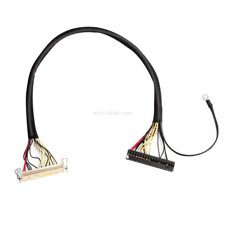30 conjunto de cabo do Pin LVDS, 51 cabo do Pin FI X30HL-B Lvds para o painel do Lcd