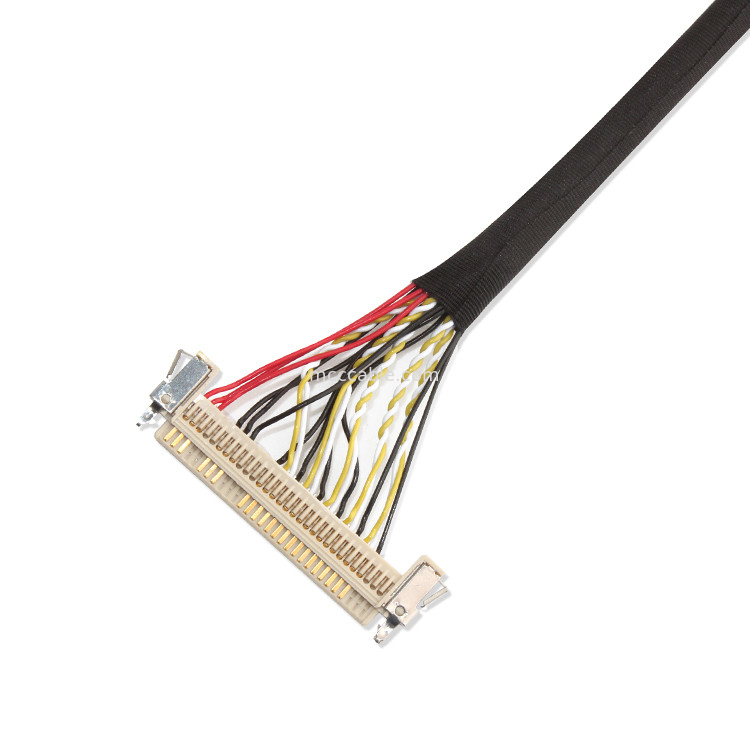 30 conjunto de cabo do Pin LVDS, 51 cabo do Pin FI X30HL-B Lvds para o painel do Lcd