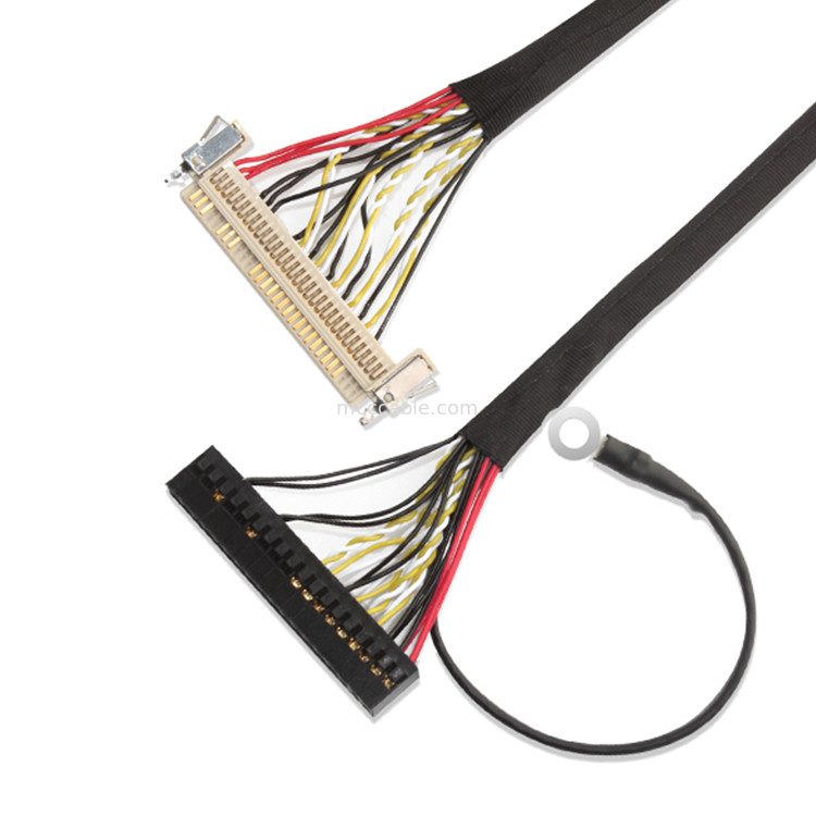 30 conjunto de cabo do Pin LVDS, 51 cabo do Pin FI X30HL-B Lvds para o painel do Lcd