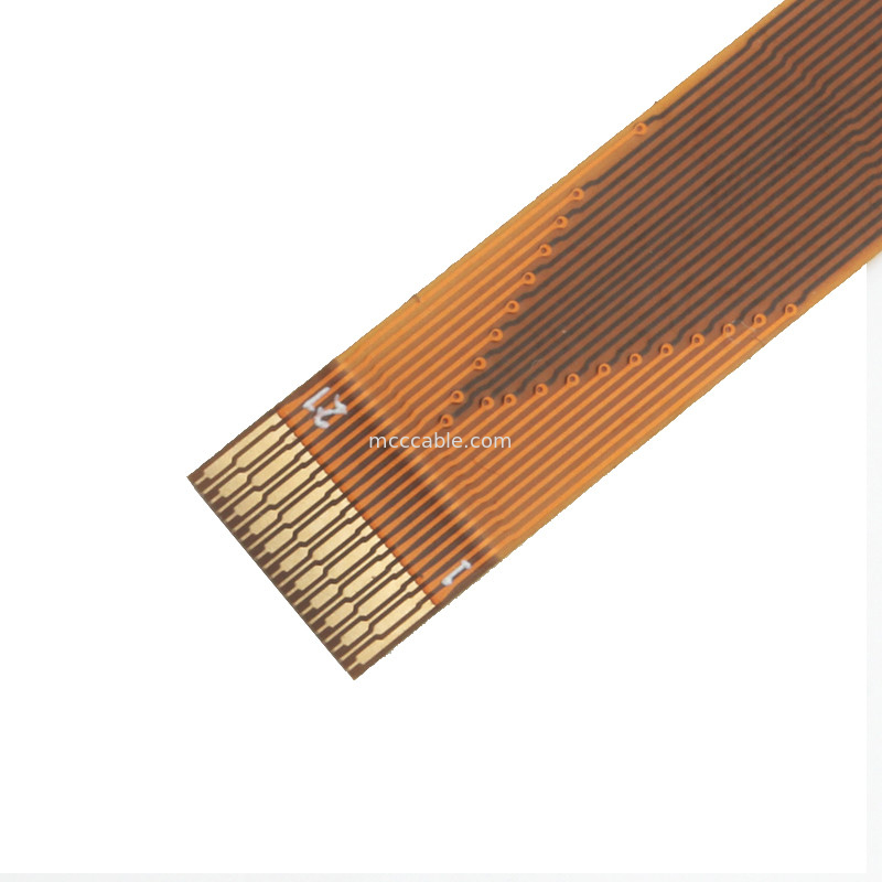 21 cabo do pino FFC FPC, conector flexível da exposição dos lvds do passo do cabo liso 0.3mm de FPC