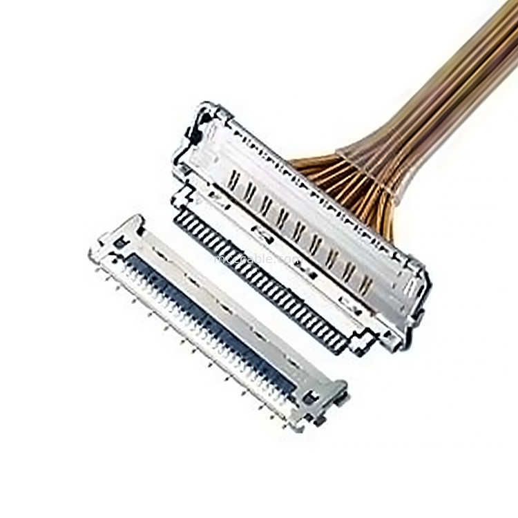 40P 20847 3427 20848 20849 20846 Micro cabo coaxial 0,5 mm Pitch 40Pin para sinal de interface do fone de ouvido Vr