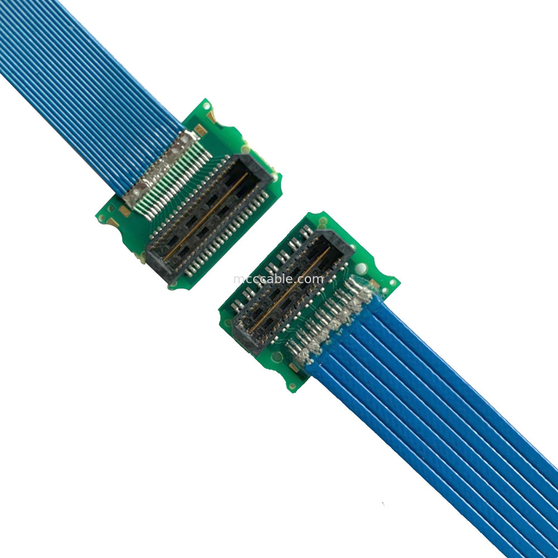 Conector da exposição dos lvds do conjunto de cabo de Samtec QSH-030-01-F D 30pin 60pin 90pin