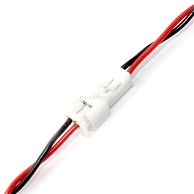 Chicote de fios feito sob encomenda 2pin JST PH2.0 do fio para o conector elétrico da exposição dos lvds da bicicleta