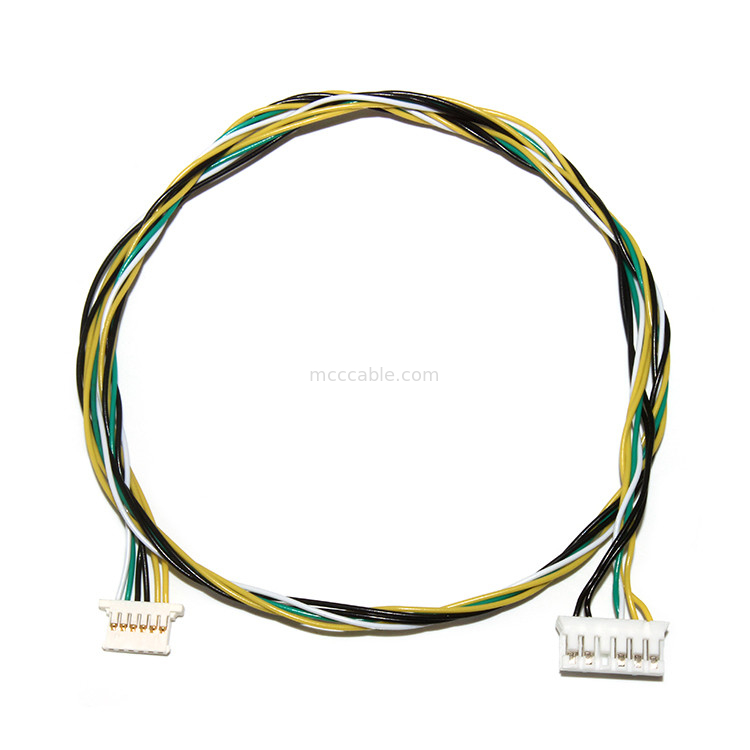 JST PHR-6 2.0MM 6 diodo emissor de luz de PIN To MOLEX 51146-0600 1.25MM 6 PIN Wire Harness    Cabo do luminoso