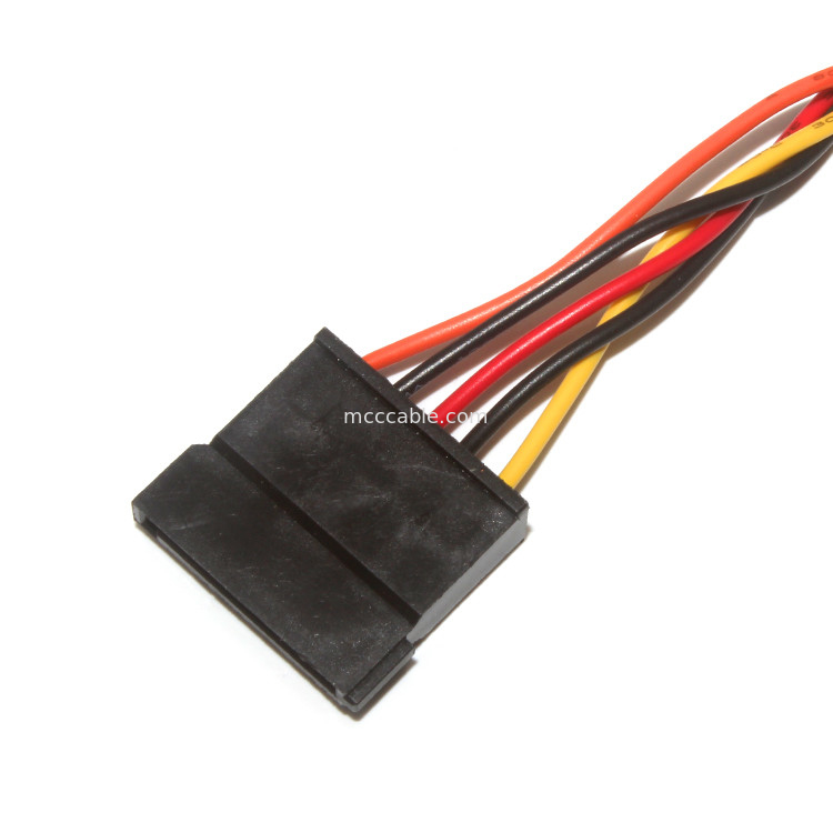 Conector fêmea da exposição dos lvds do cabo do passo do cabo distribuidor de corrente 3.81mm de Molex 0679260011 Sata