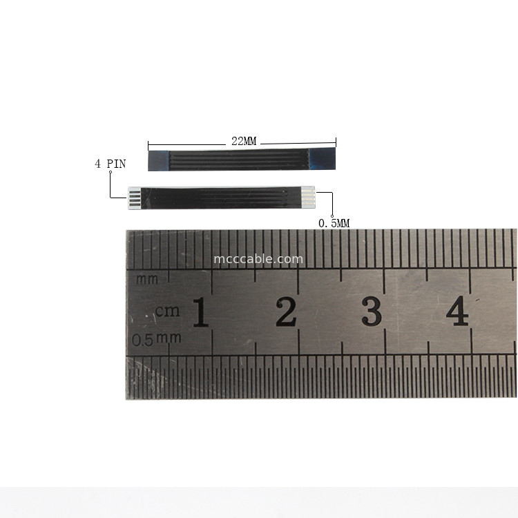 4 cabo do Pin FFC FPC, cabo de fita do OEM FFC para o conector da exposição dos lvds da impressora