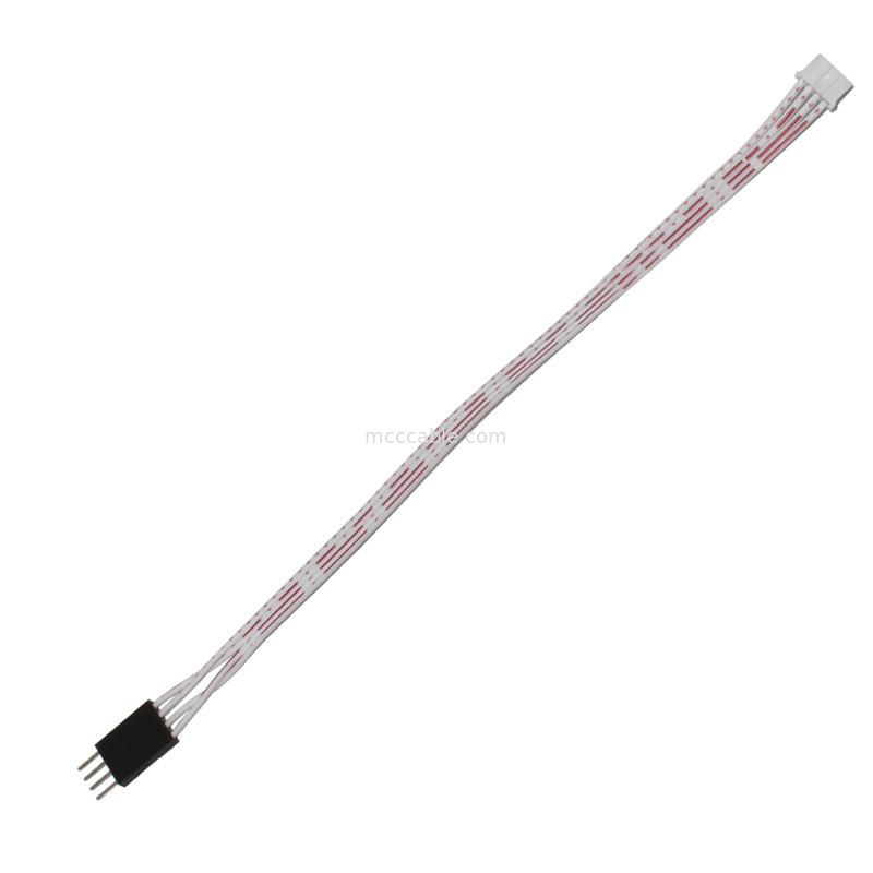 Conector de 4 Pin Flat Flexible Ribbon Cable Du Pont para o cabo modelo do helicóptero de Rc