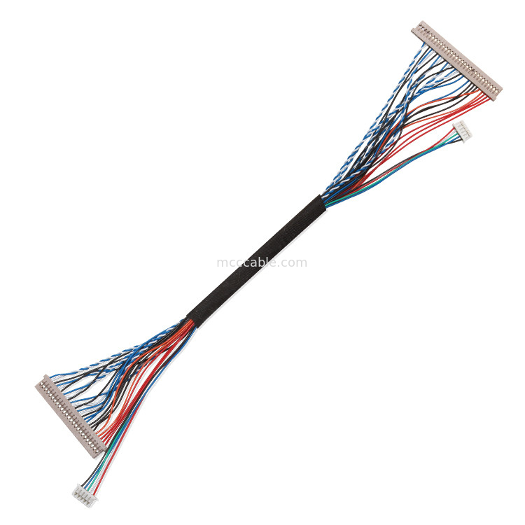 250V 20 Pin Lvds Cable  Df 14 a Df14 para o conector da exposição dos lvds do portátil