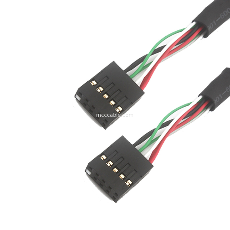 Bb duplo do chicote de fios do fio do Usb de 2.54mm ao cabo da posição MOLEX 22552101 do Sbc 10