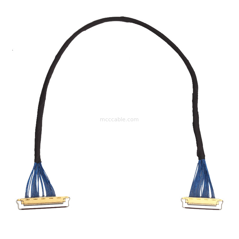 Passo 20453-330t-13 de  0.5mm do cabo do EDP de 44AWG SGC LVDS a 20453-340t-13
